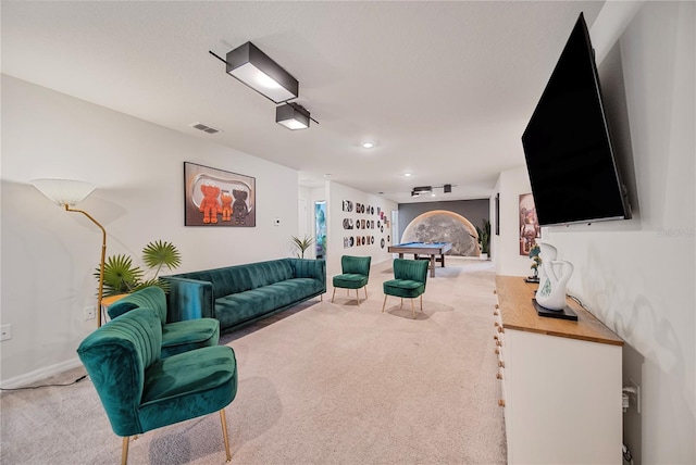 4149 Lana Ave, Davenport, FL 33897 - carpeted living area with baseboards