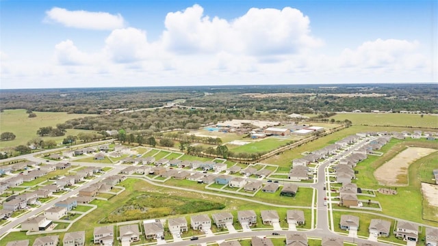 bird's eye view featuring a residential view