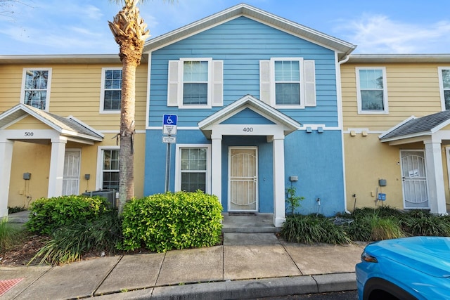 view of property with stucco siding