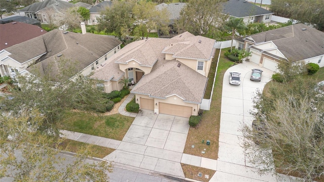 birds eye view of property featuring a residential view