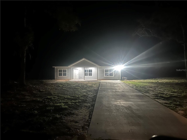 view of front of home