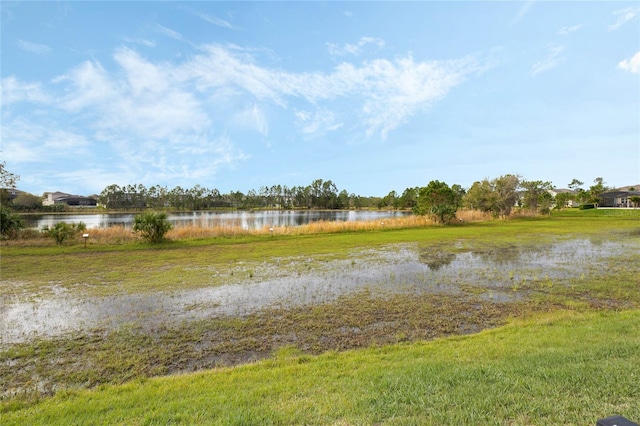 view of water feature