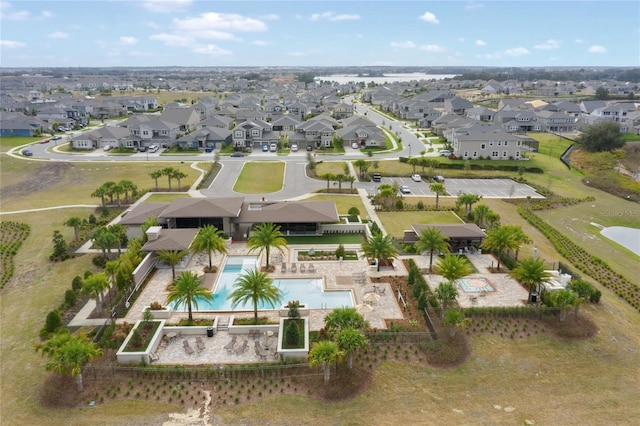 birds eye view of property featuring a residential view