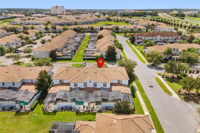 bird's eye view featuring a residential view