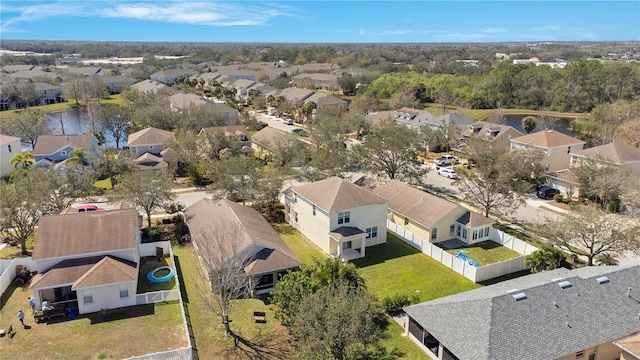 bird's eye view featuring a residential view