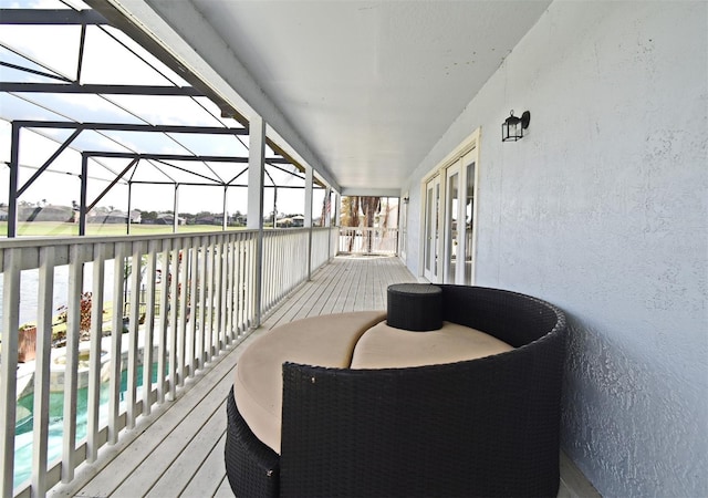 balcony with a sunroom