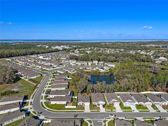 bird's eye view featuring a residential view