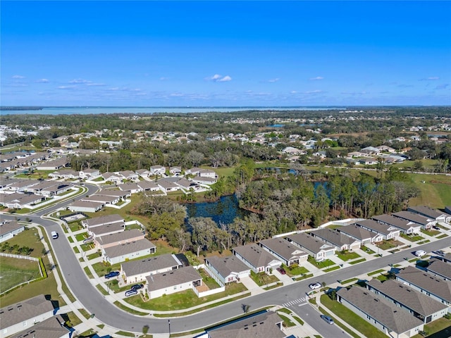 drone / aerial view featuring a residential view