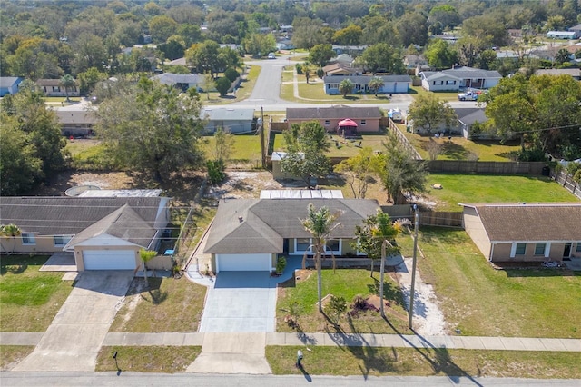 drone / aerial view featuring a residential view