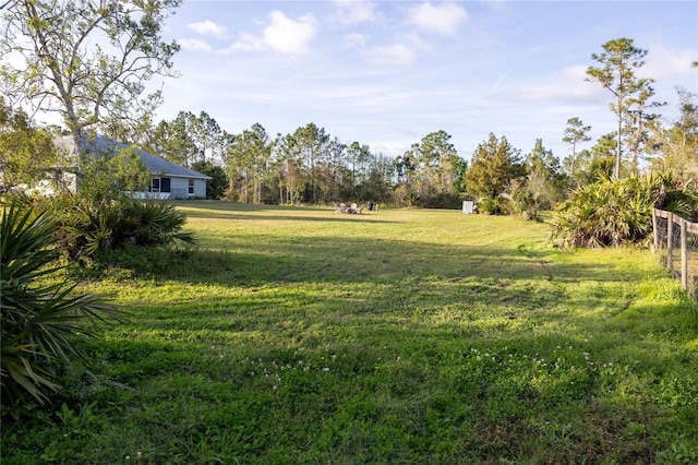 view of yard