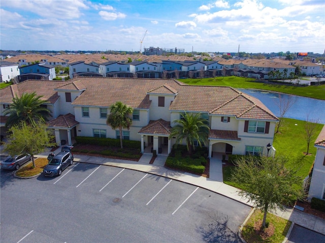 bird's eye view featuring a residential view
