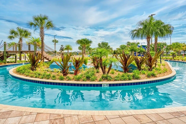 view of pool