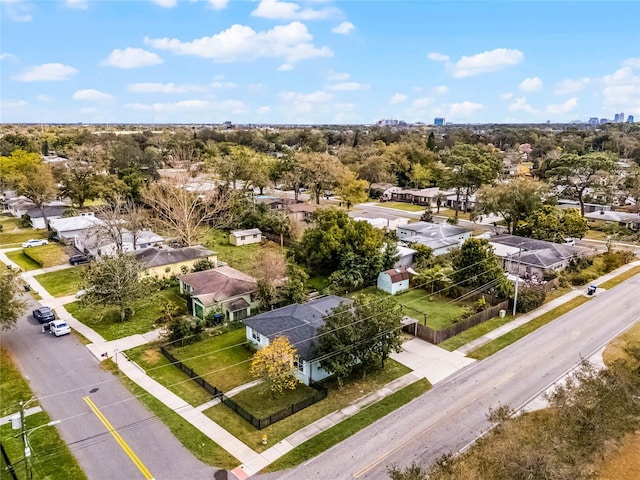 birds eye view of property featuring a residential view