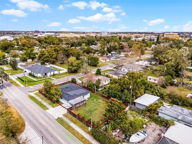 birds eye view of property featuring a residential view