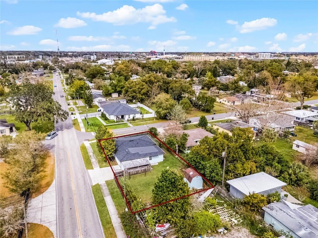 birds eye view of property featuring a residential view