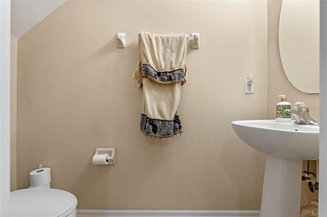 1562 Travertine Ter, Sanford, FL 32771 - half bathroom with toilet and baseboards