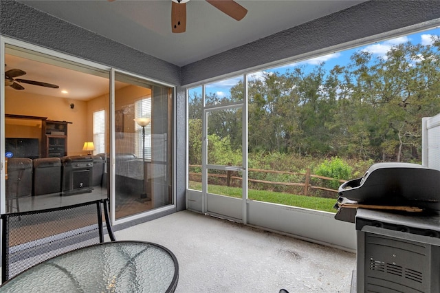 1562 Travertine Ter, Sanford, FL 32771 - sunroom / solarium with ceiling fan
