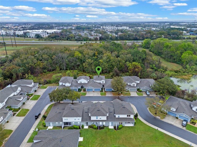 1562 Travertine Ter, Sanford, FL 32771 - drone / aerial view with a residential view