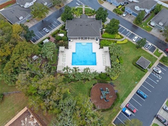 1562 Travertine Ter, Sanford, FL 32771 - aerial view featuring a residential view