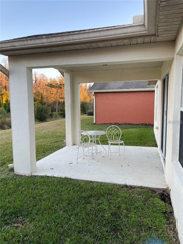 view of patio