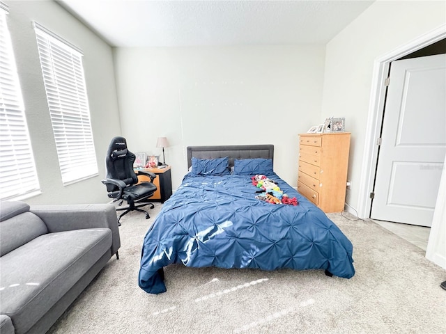 bedroom featuring carpet floors