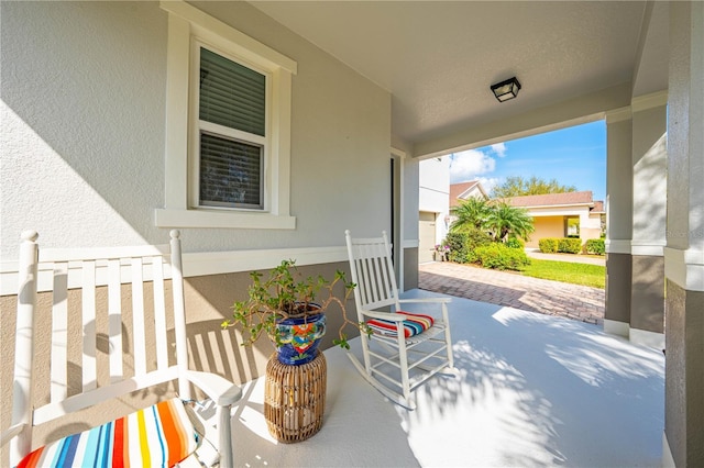 view of patio / terrace featuring a porch