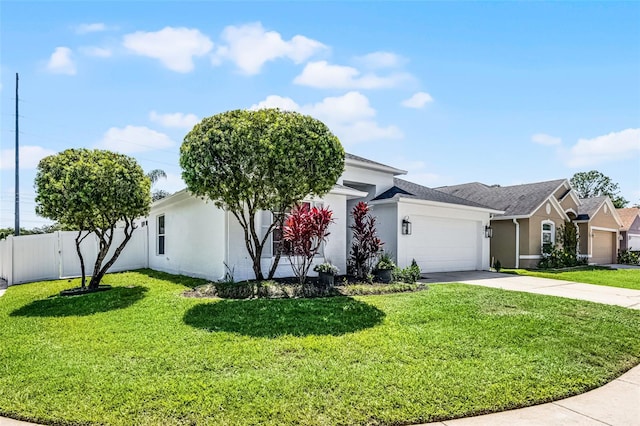 239 Bronze Leaf Ct, Apopka, FL 32703 - view of front of house featuring stucco siding, an attached garage, and driveway