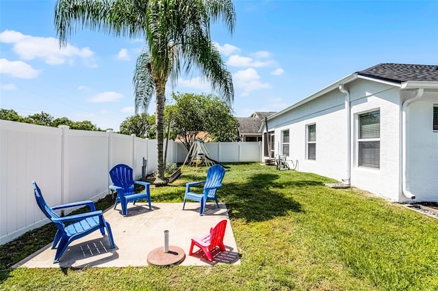 239 Bronze Leaf Ct, Apopka, FL 32703 - view of yard featuring a patio area
