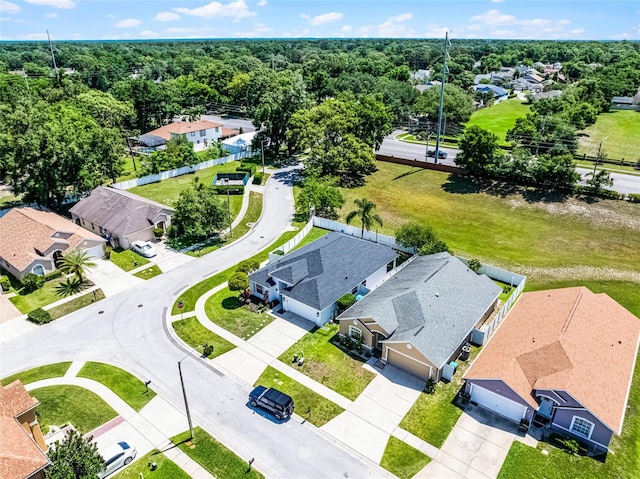 239 Bronze Leaf Ct, Apopka, FL 32703 - aerial perspective of suburban area with a forest