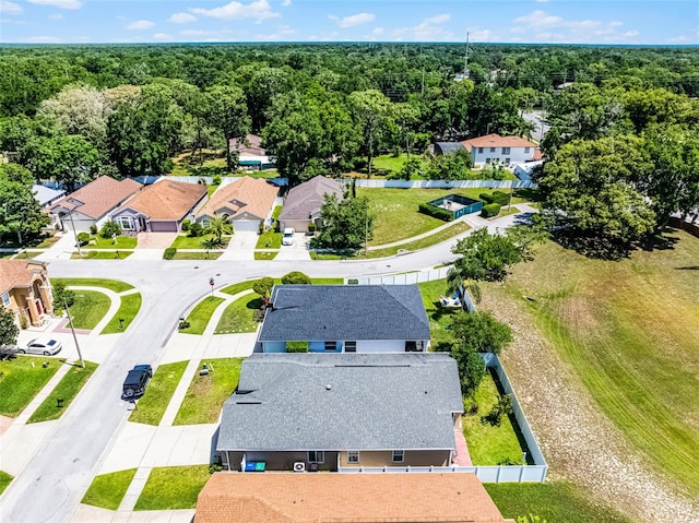 239 Bronze Leaf Ct, Apopka, FL 32703 - aerial perspective of suburban area featuring a forest