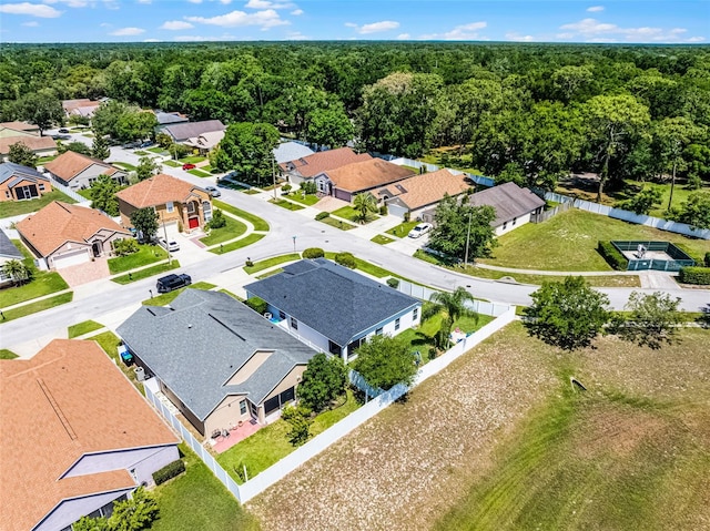 239 Bronze Leaf Ct, Apopka, FL 32703 - aerial view of residential area featuring a heavily wooded area