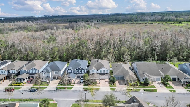 birds eye view of property featuring a residential view