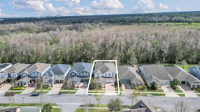 birds eye view of property featuring a residential view