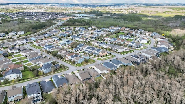 drone / aerial view featuring a residential view