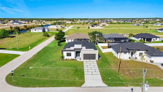 bird's eye view featuring a residential view