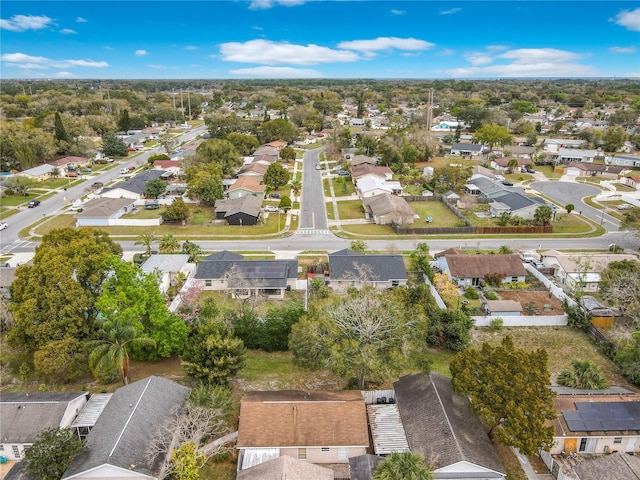 bird's eye view featuring a residential view