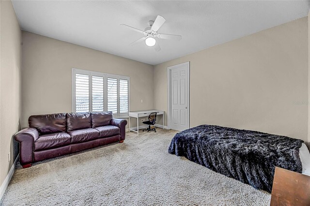 8814 Southern Breeze Dr, Orlando, FL 32836 - bedroom with carpet flooring and ceiling fan