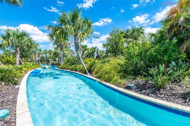 view of pool