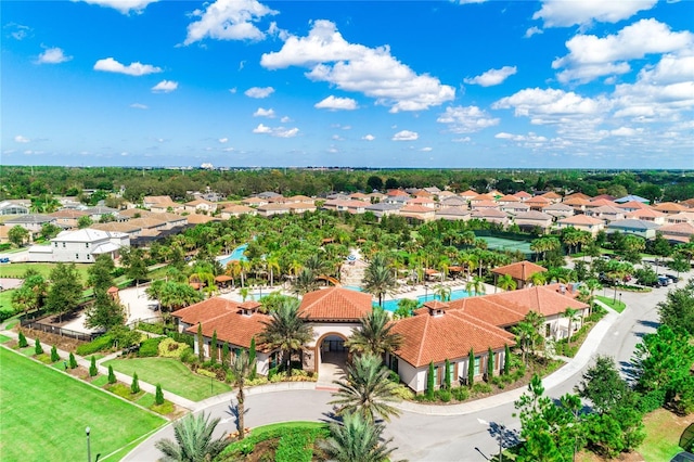 bird's eye view featuring a residential view