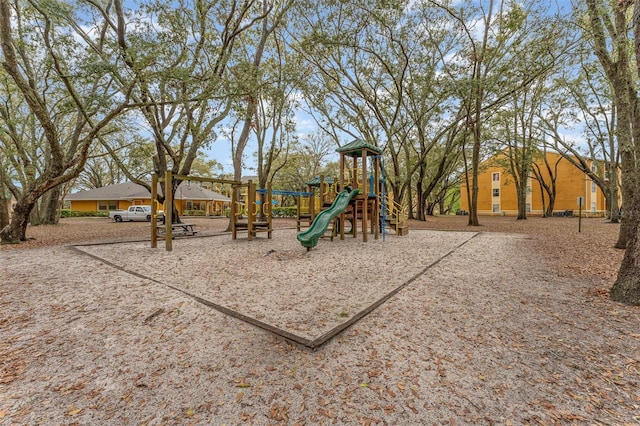 view of communal playground