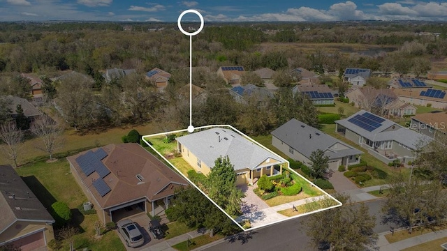 birds eye view of property featuring a residential view