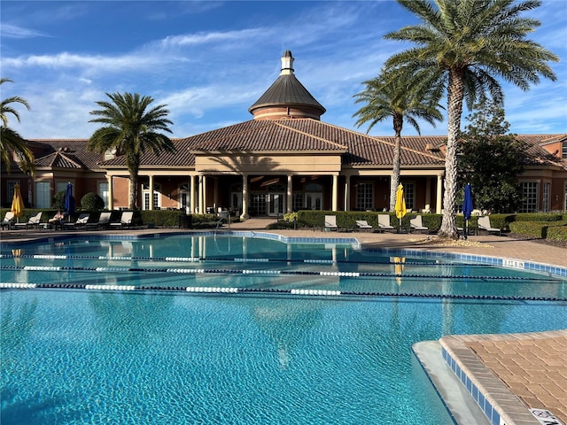 view of pool