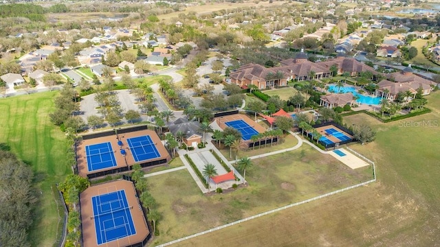 bird's eye view featuring a residential view