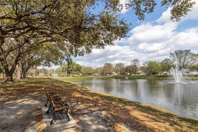 property view of water