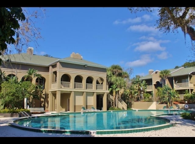 view of community pool