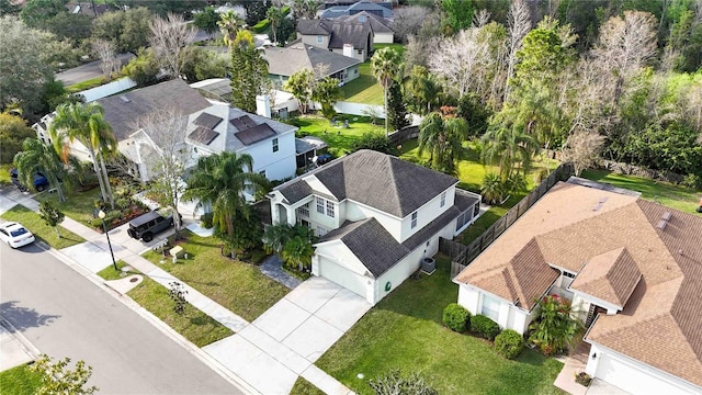 drone / aerial view featuring a residential view