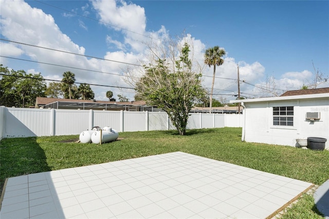 view of patio / terrace with a fenced backyard