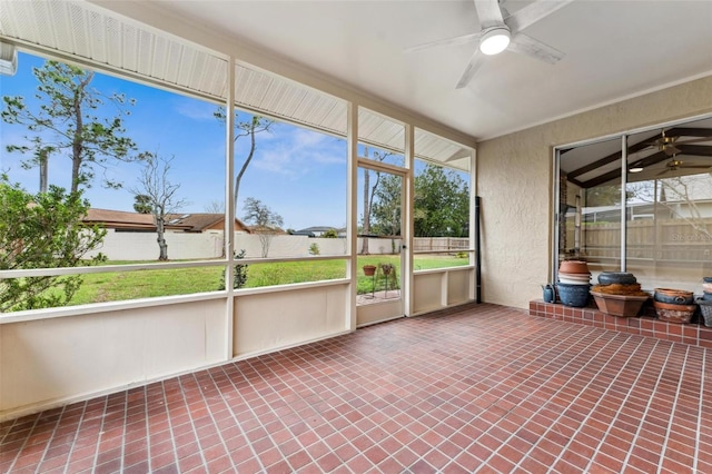 1581 Monica Joy Cir, Longwood, FL 32779 - unfurnished sunroom with ceiling fan