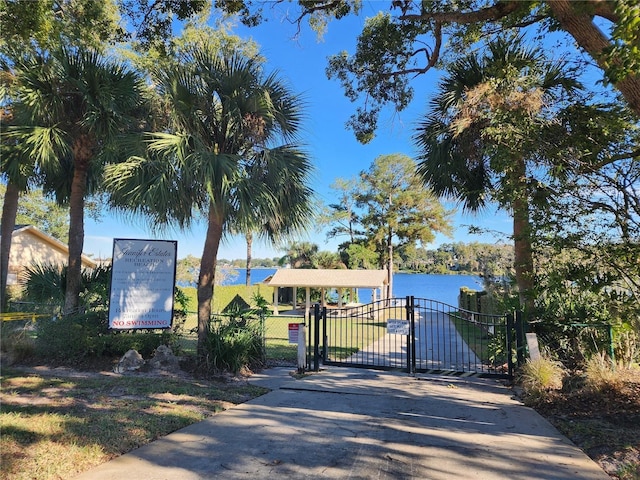 1581 Monica Joy Cir, Longwood, FL 32779 - view of gate featuring a water view