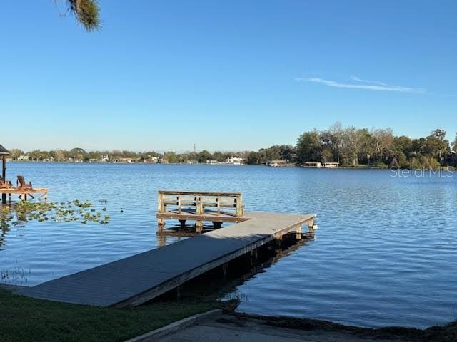 1581 Monica Joy Cir, Longwood, FL 32779 - dock area featuring a water view